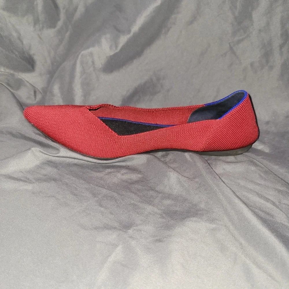 Rothy's The Point Chili Red Flats Women's 10